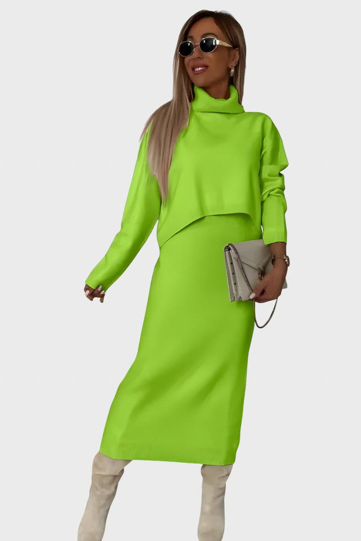 Viktoria™ - Елегантен плетен комплект от две части