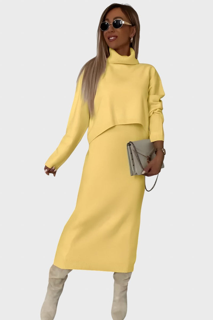 Viktoria™ - Елегантен плетен комплект от две части