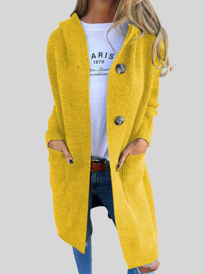 Iveta™- Дълго плетено палто