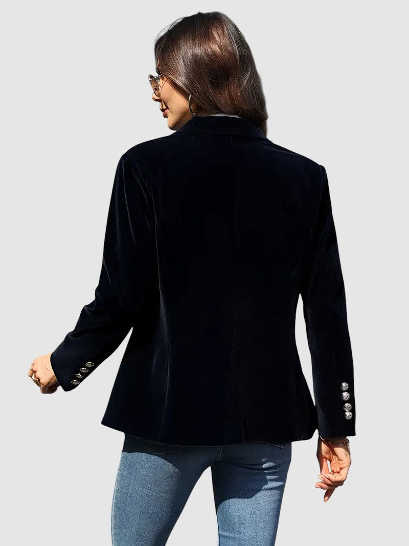 Denitsa™ - Елегантно кадифено палто