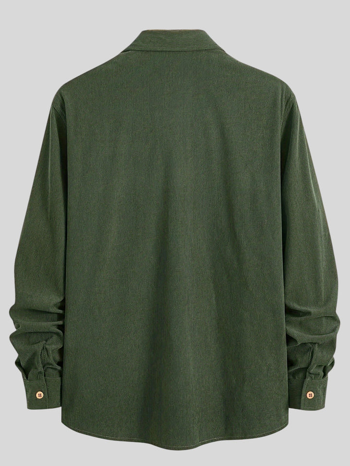 Atanas™ - Ежедневна кадифена риза с копчета