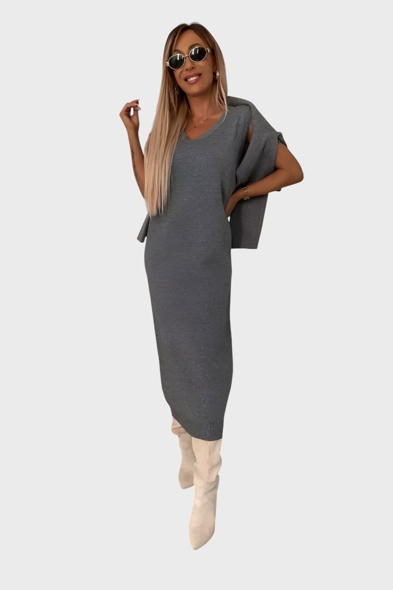 Viktoria™ - Елегантен плетен комплект от две части