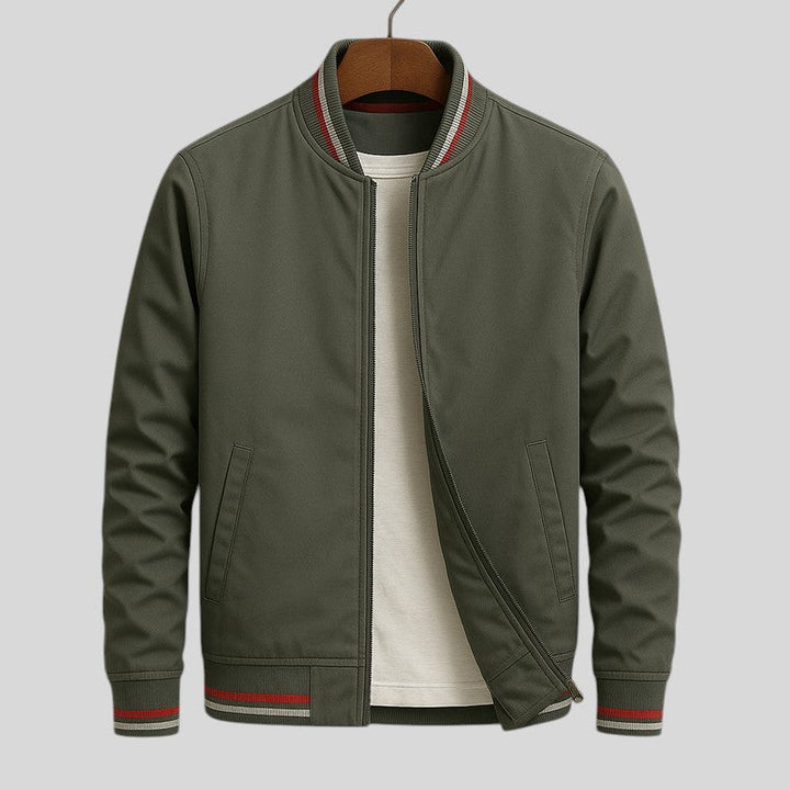 Bilyan™ - Стилно раирано бомбър яке