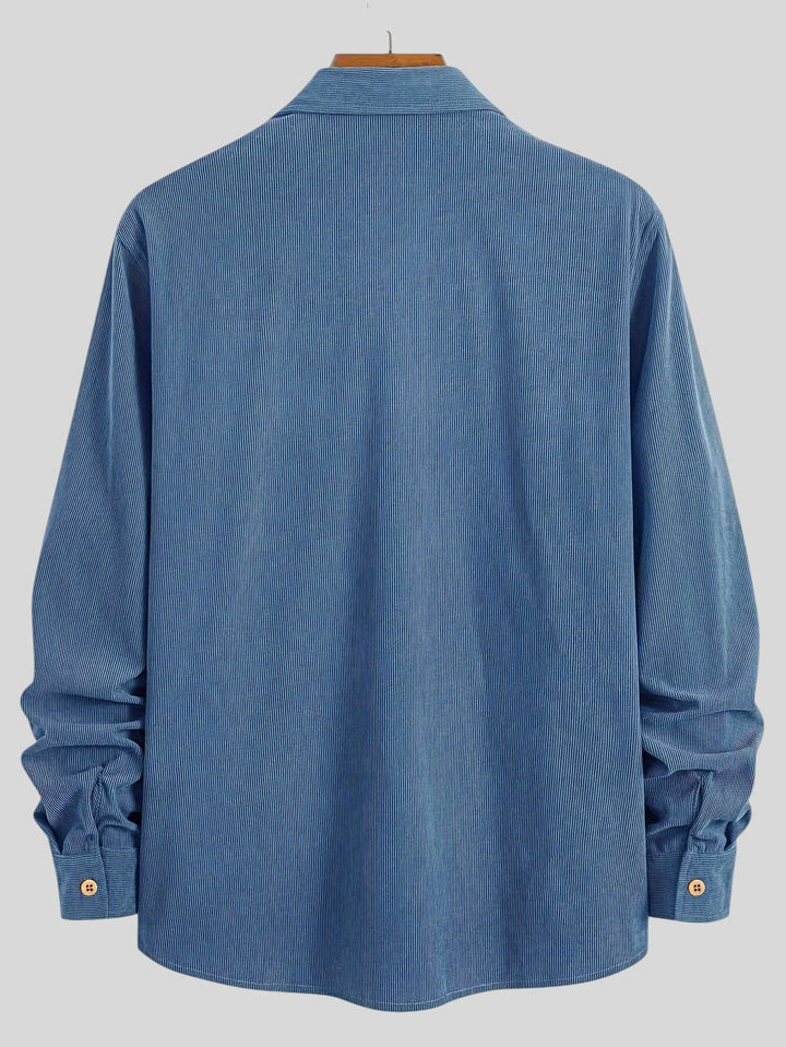 Atanas™ - Ежедневна кадифена риза с копчета