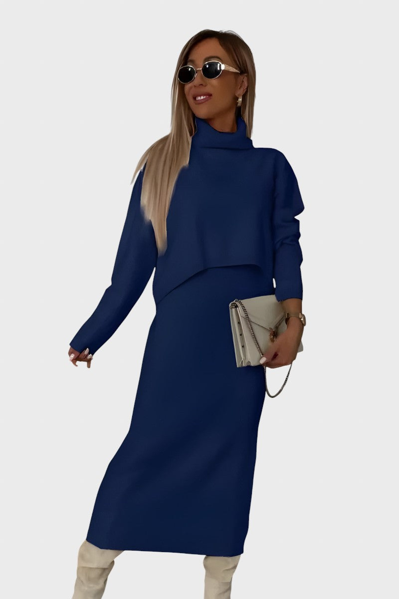 Viktoria™ - Елегантен плетен комплект от две части