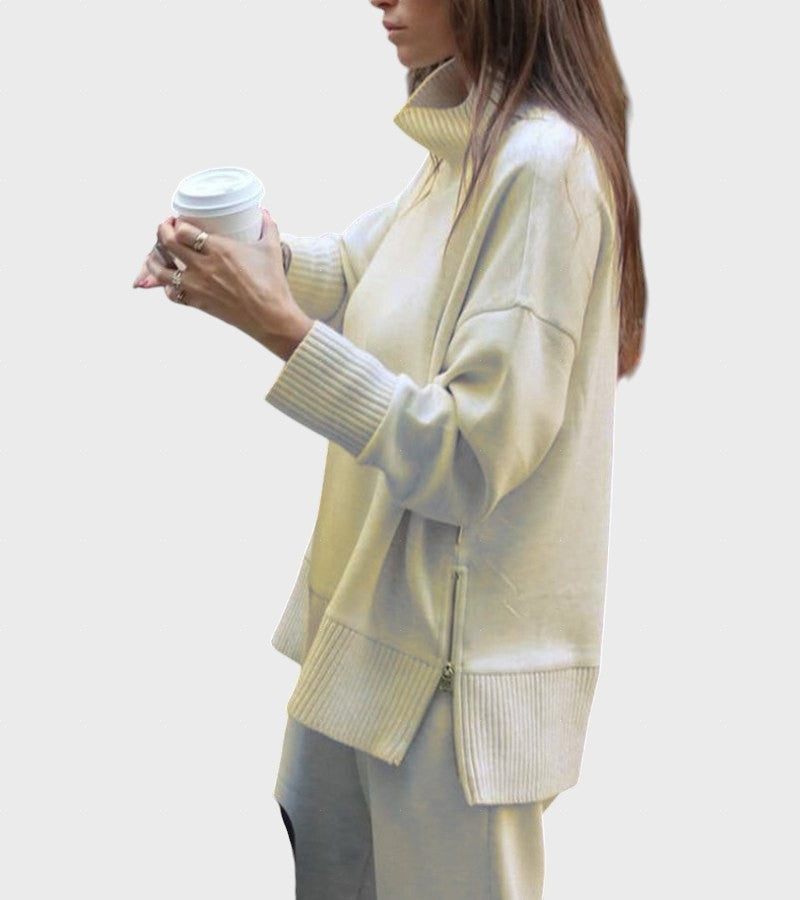 Petrana™ - Елегантен комплект от две части с поло яка