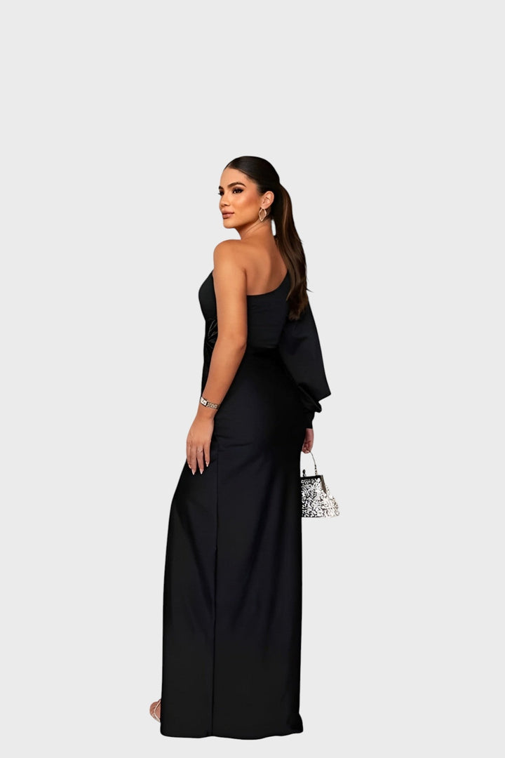 Mariela™ - Елегантна сатенена рокля