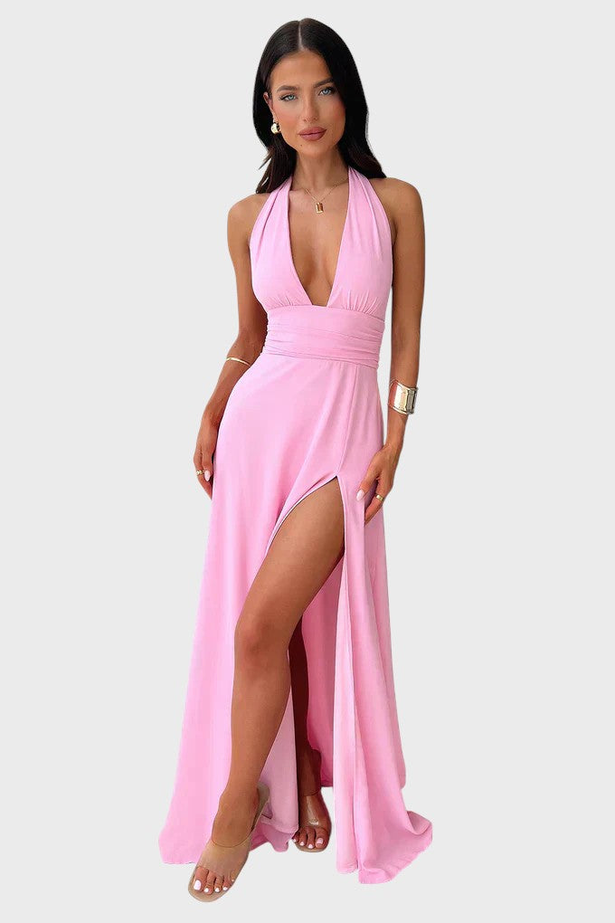 Iskra™ - Секси рокля с V-образно деколте