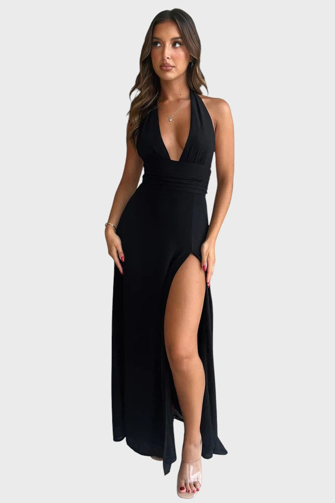 Iskra™ - Секси рокля с V-образно деколте