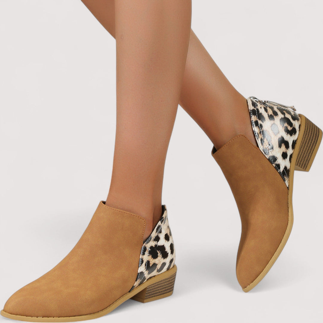 Todorka™ - Боти с леопардов принт