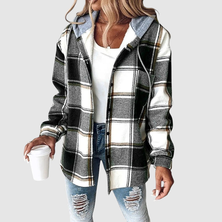 Kostadinka™ - Карирано есенно палто