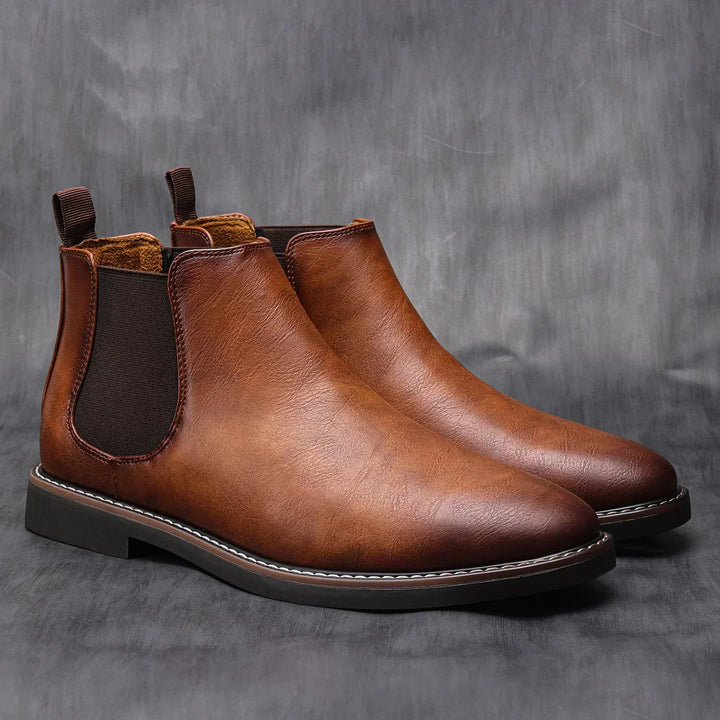Sanford | Classic Chelsea Orthopedic Leather Boots