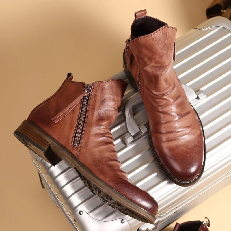 Owens | Classic Orthopedic Leather Boots
