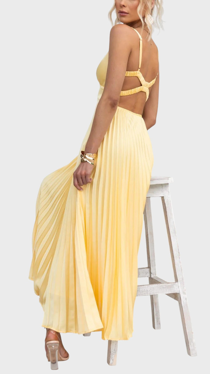 Emiliya™ - Елегантна плисирана рокля