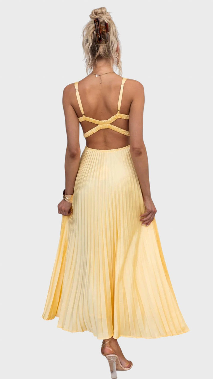 Emiliya™ - Елегантна плисирана рокля