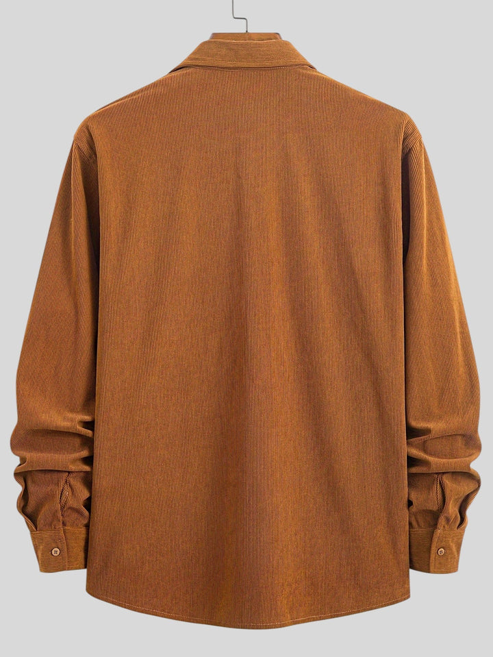 Atanas™ - Ежедневна кадифена риза с копчета