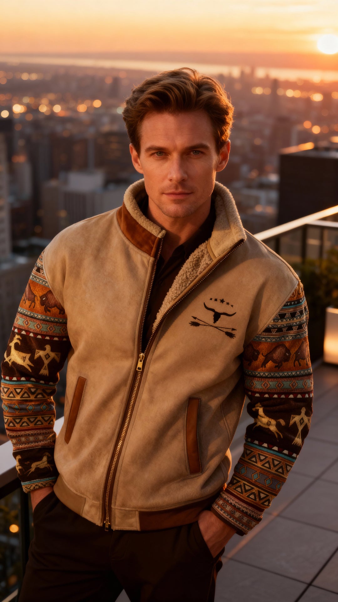 FrostRebel | Stílusos Polár Pulóver Hőszigetelő Béléssel