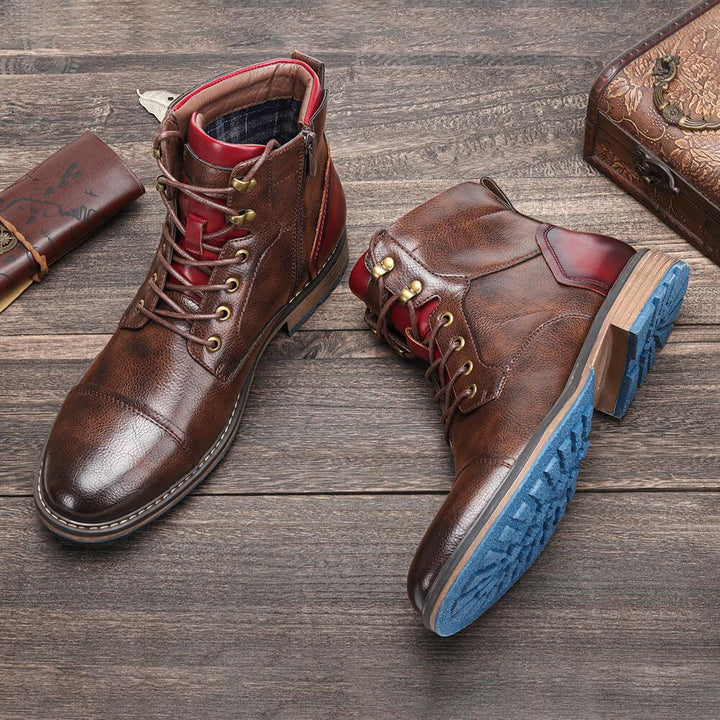 Miles | Timeless Oxford Orthopedic Leather Boots