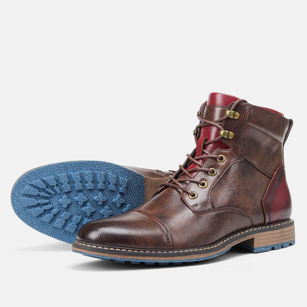 Miles | Timeless Oxford Orthopedic Leather Boots