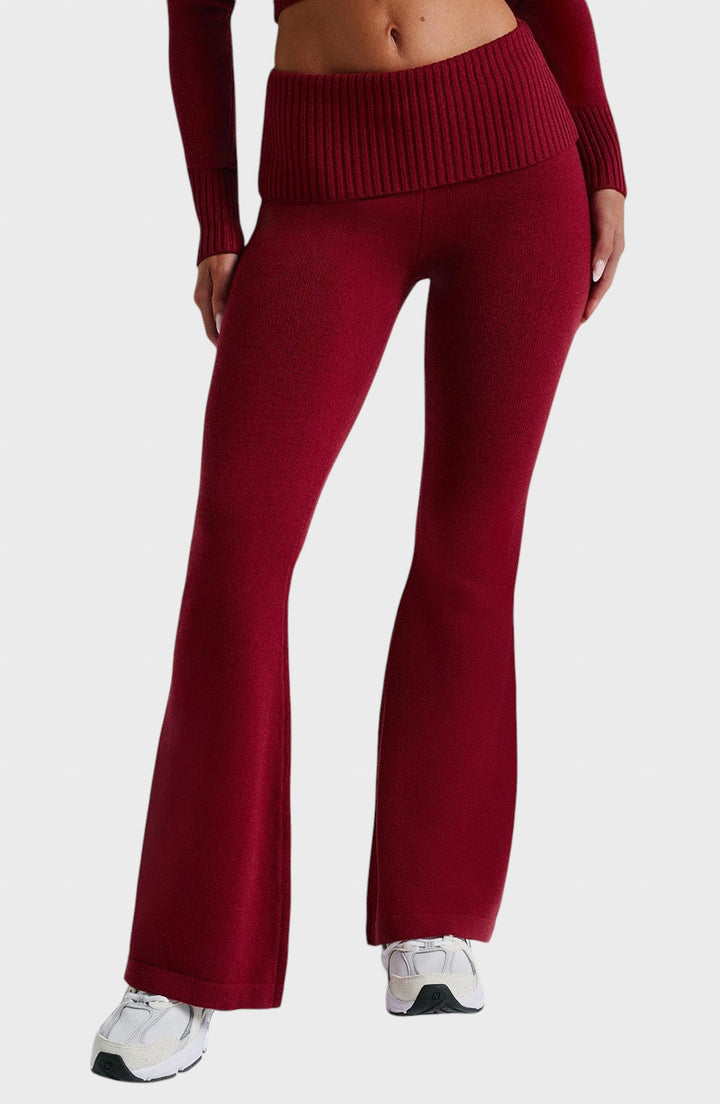 Avgustina™ - Комплект от две части с ребрена плетка