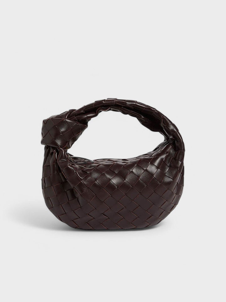 Reni™ - Мини чанта тип „хобо“ с плетен възел