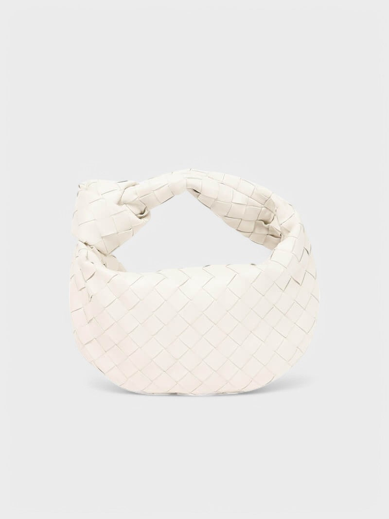 Reni™ - Мини чанта тип „хобо“ с плетен възел